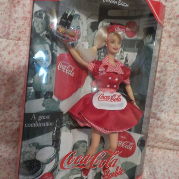 Rare, Coca- Cola Barbie Doll, Car Hop Doll, Mattel #22831 - Picture 2 of 3